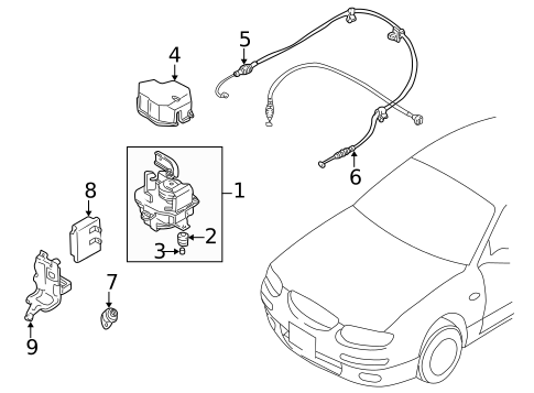 Cruise Control System for 1997 Mazda Millenia #0