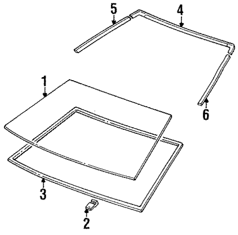 Reveal Moldings for 1993 Dodge Ram 50 #0