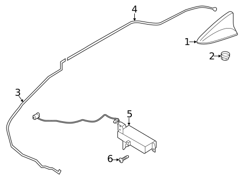 Antenna & Radio for 2023 Kia Niro #0