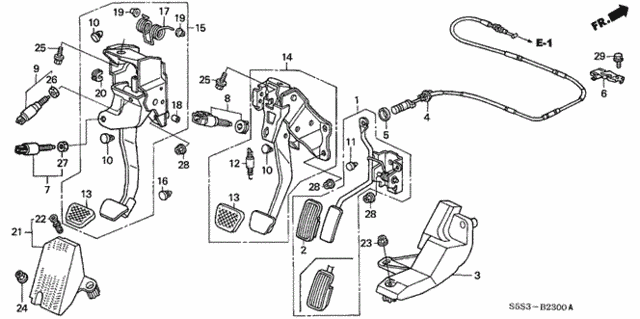 Pedal for 2003 Honda Civic #0