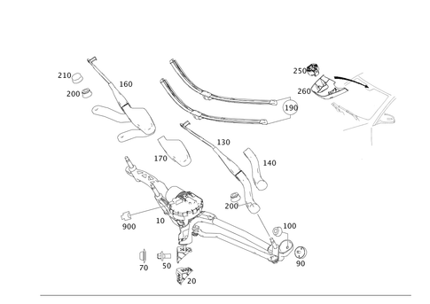 Windshield Wiper for 2014 Mercedes-Benz E400 #0