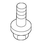 MS450154 - Body: Rocker Molding Screw for Mitsubishi Image