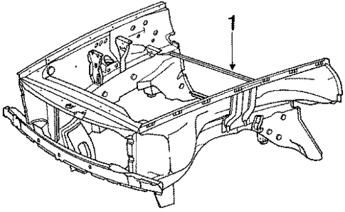 Inner Structure for 1984 Mercedes-Benz 380SL #0