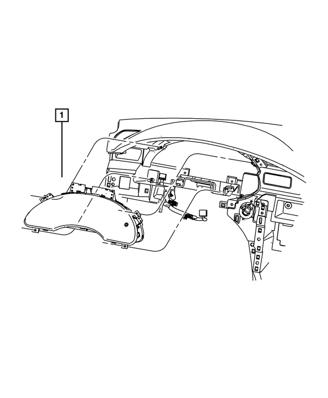 5172445AB - Electrical: Instrument Panel Cluster for Mopar Image