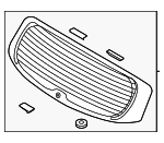 87110C5200 - Body: Lift Gate Glass for Kia: Sorento Image