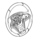 32306871706 - Steering: Steering Wheel for BMW: 740e xDrive, 740i, 740i xDrive, 750i, 750i xDrive, M760i xDrive Image