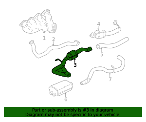 2001-2007 GM Front Pipe 19420109 | TascaParts.com