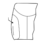 1JB101S3AA - Body: Seat Back Cover for Mopar Image