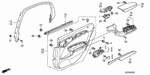 4728SZ3000 - Interior/Bumper: STOPPER, DOOR for Acura Image