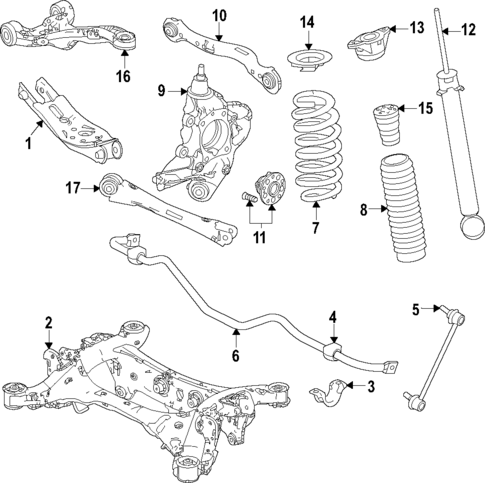 Rear Suspension for 2023 Honda Pilot #0