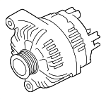 12317551254 - Electrical: Alternator for BMW: 128i, 328i, 328i xDrive, 328xi, 528i, 528i xDrive, 528xi, X3 Image