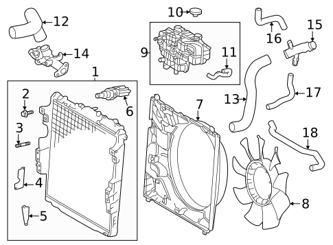 Sensors for 2024 Lexus GX550 #0