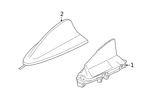 Antenna & Radio for 2019 BMW 750i xDrive #0