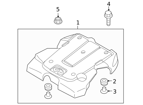 Engine Appearance Cover for 2015 INFINITI QX50 #0