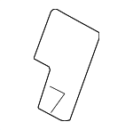 4B58856332Z3 - Body: Ski Bag Rear Cover for Audi: A4, A4 Quattro, S4 Image