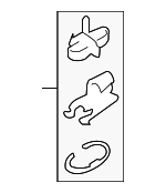 8E0898470 - Body: Seat Back Cover Mount Kit for Audi: A4, A4 Quattro, RS4, S4 Image