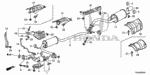 36535TF0000 - Electrical/Exhaust/Heater/Fuel: CLAMP, OXYGEN SENSOR for Honda Image