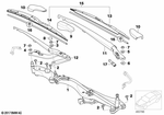 61610442837 - : Set Of Wiper Blades for BMW Image
