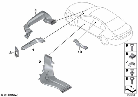 Air Duct for 2005 BMW 750i #1