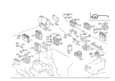 Control Units for 1986 Mercedes-Benz 300E #4