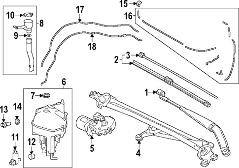 Wipers for 2024 Lexus GX550 #1
