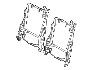 CK4Z99613A39C - Body: Seat Back Frame for Ford Image