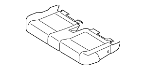 LK4Z9963805AJ - Body: Cushion Cover for Ford Image