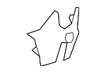 81237TBAA11ZA - Body: Recline Cover for Honda Image