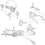 785013V0A90ZA - : Steering Wheel for Honda: CR-V Image