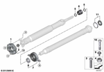 26118845528 - Prop Shaft: Universal Joint for BMW Image