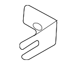 LR131345 - Body: Rear Bracket for Land Rover: Defender 110, Defender 130, Defender 90 Image