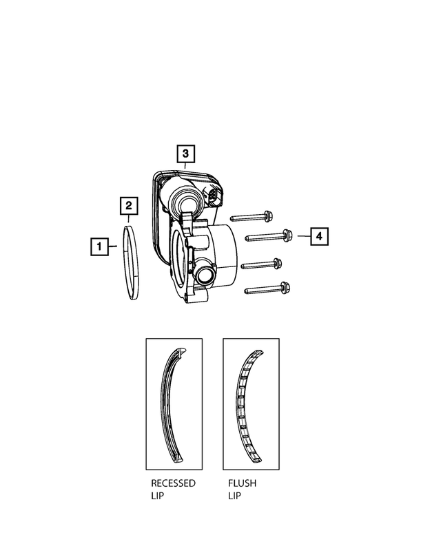6104012AA - Fuel: Torx Screw, Mounting for Mopar Image image