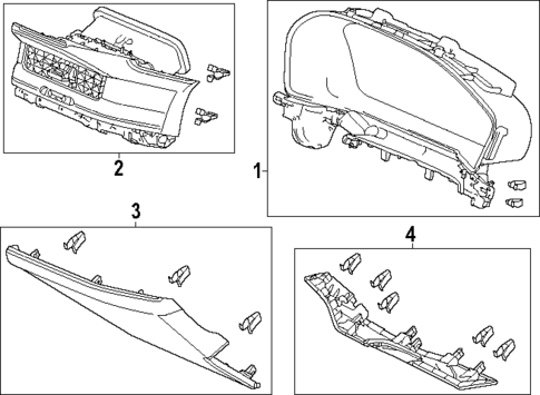 Instrument Panel Components for 2024 Honda Accord #1