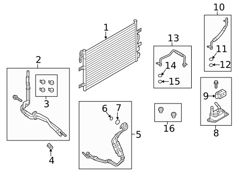 Trans Oil Cooler for 2016 Ford Taurus #0