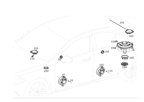 Loudspeaker for 2022 Mercedes-Benz A220 #0