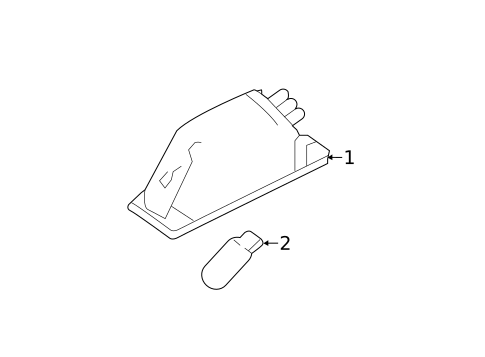 License Lamps for 2022 INFINITI Q50 #0