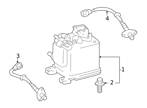 Emission Components for 2004 Toyota Tundra #1