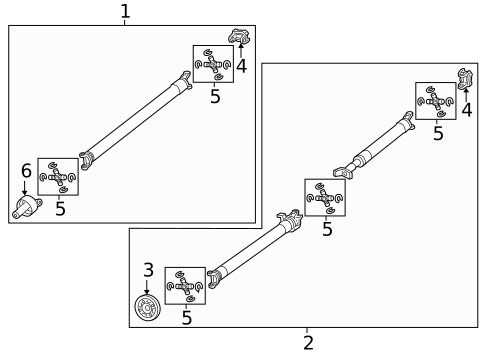Drive Shaft for 2016 Ram 2500 #0