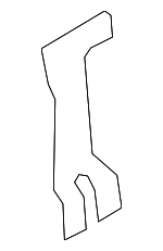 51117357179 - Body: Lower Impact Bar Bracket for BMW: 530e, 530e xDrive, 530i, 530i xDrive, 540d xDrive, 540i, 540i xDrive, 640i xDrive Gran Turismo, 740e xDrive, 740i, 740i xDrive, 745e xDrive, 750i, 750i xDrive, 840i, 840i Gran Coupe, 840i xDrive, 840i xDrive Gran Coupe, M5, M550i xDrive, M760i xDrive, M8, M8 Gran Coupe, M850i xDrive, M850i xDrive Gran Coupe Image