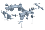 2063509607 - Rear Axle: Rear Axle Carrier for Mercedes-Benz Image