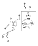 6107085AA - Cooling: Hex Nut for Mopar Image