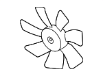MR312899 - Cooling System: Fan Blade for Mitsubishi: Lancer, Outlander, Outlander Sport Image