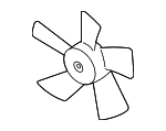 1355A132 - Belts &amp; Cooling: Fan Blade for Mitsubishi: Outlander Image