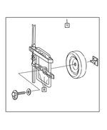 82201359 - Mopar Accessories - Component Parts: Ski Carrier Kit for Mopar Image
