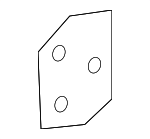 83A864421 - Body: Outer Rkr Sctn Damper for Audi: Q3 Image