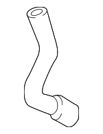 6K121049 - Cooling System: Water Hose for Audi: TT Quattro, TTS Quattro Image