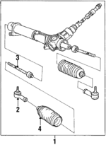 5003682 - Steering: Gear Assembly for Volvo: 740, 760, 780, 940, 960, S90, V90 Image
