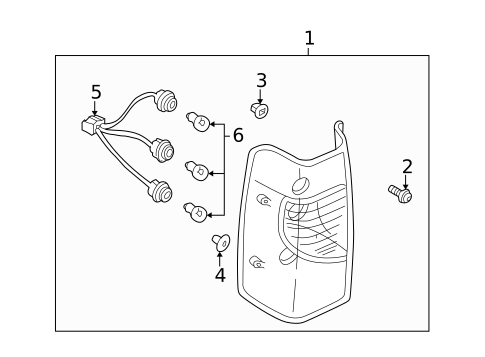 Tail Lamps for 2002 Nissan Xterra #0