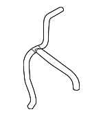 4Z7819376 - Cooling System: Hose &amp; Tube Assembly for Audi: Allroad Quattro Image