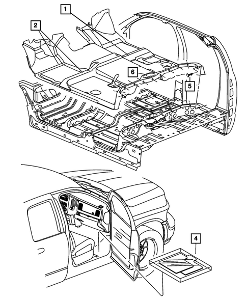 Carpets, Floor Mats, Load Floor, and Silencers for 2017 Ram 3500 #2
